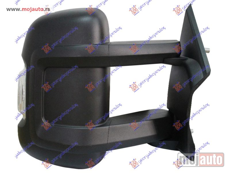 Glavna slika -  RETROVIZOR MEHANICKI DUGI (MIGAVAC) (KONVEKSNO STAKLO) Desno Citroen jumper 06-14 -dostupno - MojAuto