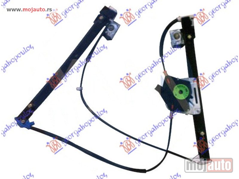 Glavna slika -  PODIZAC PROZORA ELEKTRICNI (BEZ MOTORA) 3 VRATA Levo Seat ibiza 99-02 -dostupno - MojAuto