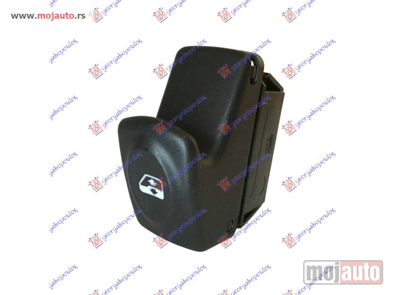 Glavna slika -  PREKIDAC U PREDNJIM/ZADNJIM VRATIMA L=D CRNI (5 PIN) Desno Renault megane coupe-cabrio 99-02 -dostupno - MojAuto