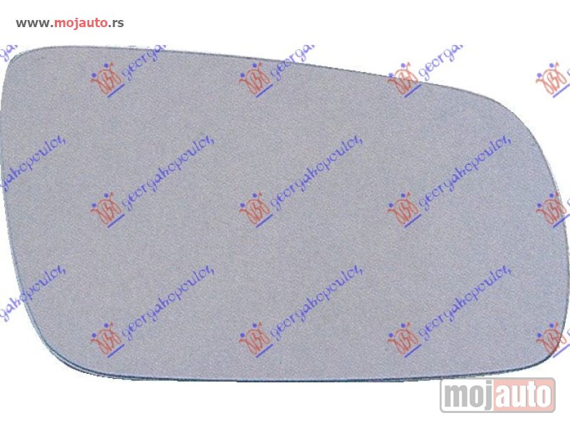 Glavna slika -  STAKLO RETROVIZORA SA GREJACEM (DUGO) (KONVEKSNO) Desno Seat toledo 99-04 -dostupno - MojAuto