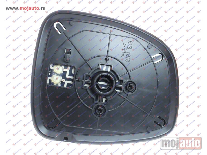 Glavna slika -  STAKLO RETROVIZORA SA GREJACEM 2012- (KONVEKSNO) Levo Fiat sedici 07- -dostupno - MojAuto