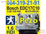 polovni delovi  Peugeot 307 1,6 HDI KOMPJUTER 0 281 030 546 Bosch EDC17C10 , 98 078 859 80
