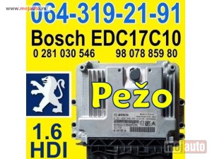 Glavna slika - Peugeot 307 1,6 HDI KOMPJUTER 0 281 030 546 Bosch EDC17C10 , 98 078 859 80 - MojAuto