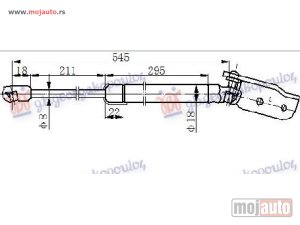 NOVI: delovi  AMORTIZER GEPEK VRATA (546L-600N) Kia sportage 15-18 -dostupno