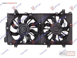 NOVI: delovi  VENTILATOR (DUPLI) KOMPLET (BENZIN) (2+2 PIN) Mazda 3 sdn-h/b (bm) 13-16 -dostupno