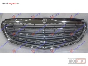 NOVI: delovi  PVC MASKA KOMPLET SREBRNA/HROM (ELEGANCE) Mercedes e class (w212) 13-16 -dostupno