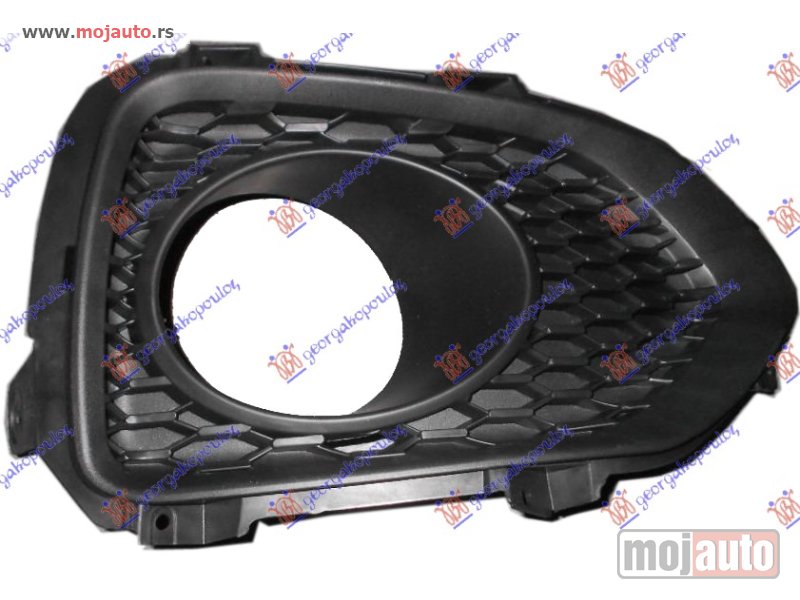 Glavna slika -  RESETKA PREDNJEG BRANIKA (SA MAGLENKOM) Desno Kia sorento 09-12 -dostupno - MojAuto