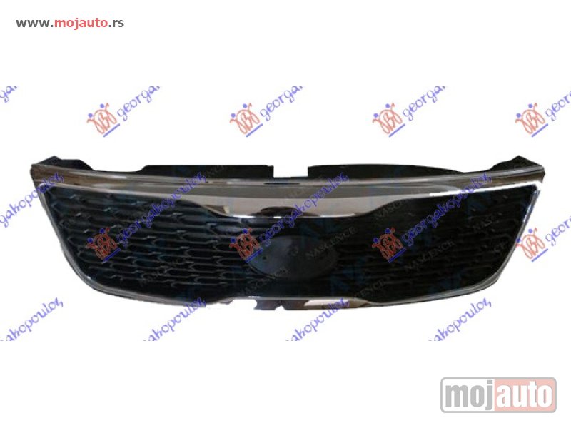 Glavna slika -  PVC MASKA (HROM OKVIR) Kia sorento 12-14 -dostupno - MojAuto