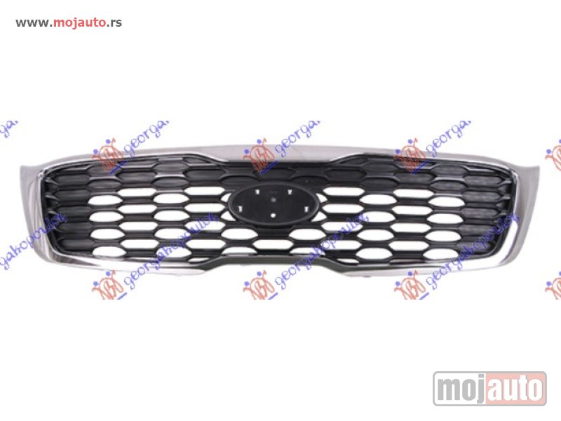 Glavna slika -  PVC MASKA CRNA (HROM LAJSNE) Kia sorento 17-20 -dostupno - MojAuto