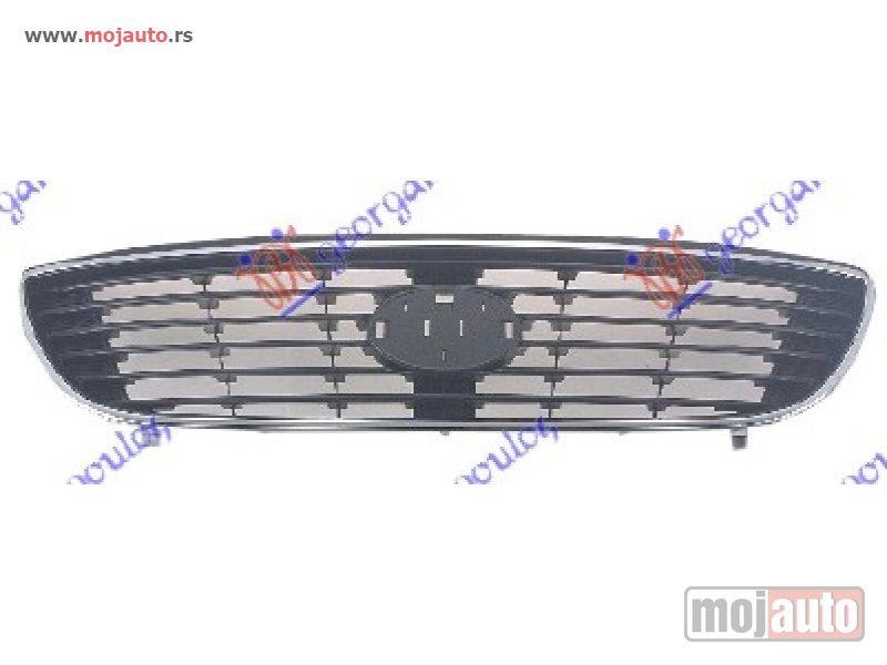 Glavna slika -  PVC MASKA CRNA (HROM OKVIR) Kia magentis 06-09 -dostupno - MojAuto