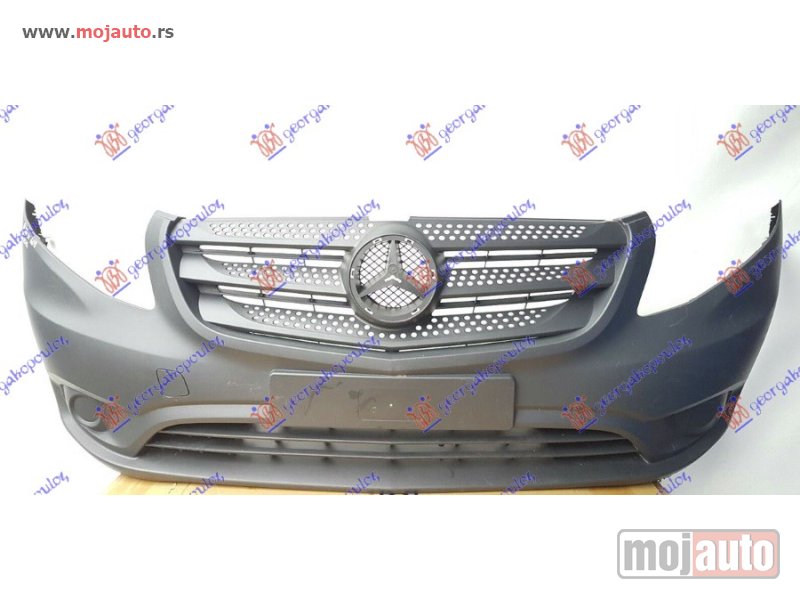 Glavna slika -  PREDNJI BRANIK SIVI (BEZ MAGLENKI) (SA/BEZ PDC SENZORA) Mercedes vito (w447) 15- -dostupno - MojAuto