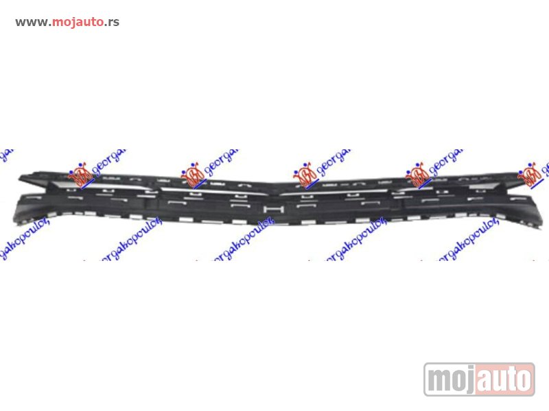 Glavna slika -  NOSAC PREDNJEG BRANIKA PLASTICNI (S63/S65 AMG) Mercedes s class (w222) 13-17 -dostupno - MojAuto
