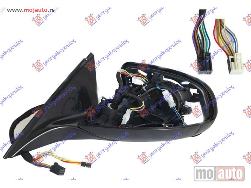 Glavna slika -  RETROVIZOR (SAMO KUCISTE) ELEKTRICNI SA GREJACEM (ELEKTRO-SKLOPIV) (SVETLO) (MEMORIJA) (16 PIN) (A KVALITET) Levo Mercedes s class (w222) 13-17 -dostupno - MojAuto