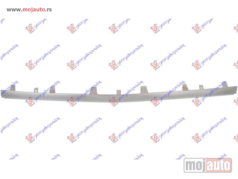 Glavna slika -  LAJSNA CENTRALNE RESETKE PREDNJEG BRANIKA MAT-HROM (E 63 AMG) Mercedes e class (w212) 13-16 -dostupno - MojAuto