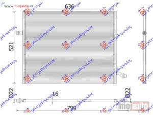 NOVI: delovi  HLADNJAK MOTORA DODATNI 3.0/4.7/5.5/6.0 BENZIN - 3.0/3.5 BENZIN/HIBRID - 2.2 DIZEL/HIBRID- 3.0 DIZEL (AUTO) (635x509) Mercedes s class (w222) 13-17 -dostupno