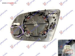NOVI: delovi  STAKLO RETROVIZORA SA GREJACEM (LED MRTAV UGAO) (2+2 PIN) (ASFERICNO) Desno Mercedes b class (w247) 19- -dostupno