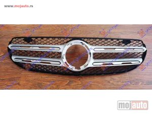 NOVI: delovi  PVC MASKA KOMPLET SREBRNA (HROM LAJSNE) Mercedes glc (x253/c253) suv/coupe 20-23 -dostupno