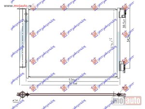 Glavna slika - HLADNJAK KLIME BENZIN/DIZEL (510x395x12) Nissan micra (k14) 17- -dostupno - MojAuto