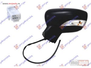 NOVI: delovi  RETROVIZOR ELEKTRICNI PM (MIGAVAC) (5 PIN) (KONVEKSNO STAKLO) Levo Nissan micra (k14) 17- -dostupno