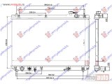 NOVI: delovi  HLADNJAK MOTORA 3.0 BENZIN (AUTO) (RX300) (450x730x26) Lexus rx 300 97-03 -dostupno