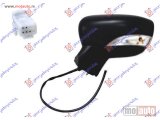 NOVI: delovi  RETROVIZOR ELEKTRICNI PM (MIGAVAC) (5 PIN) (KONVEKSNO STAKLO) Levo Nissan micra (k14) 17- -dostupno