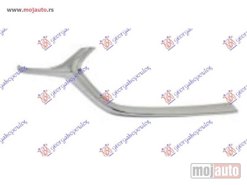 Glavna slika -  LAJSNA PVC MASKE HROM Levo Mazda 3 sdn 19- -dostupno - MojAuto