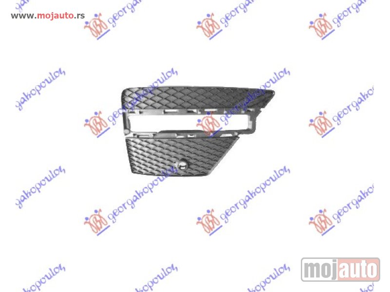 Glavna slika -  RESETKA PREDNJEG BRANIKA (SA DNEVNIM SVETLOM) (AMG) Desno Mercedes ml (w166) 11- -dostupno - MojAuto
