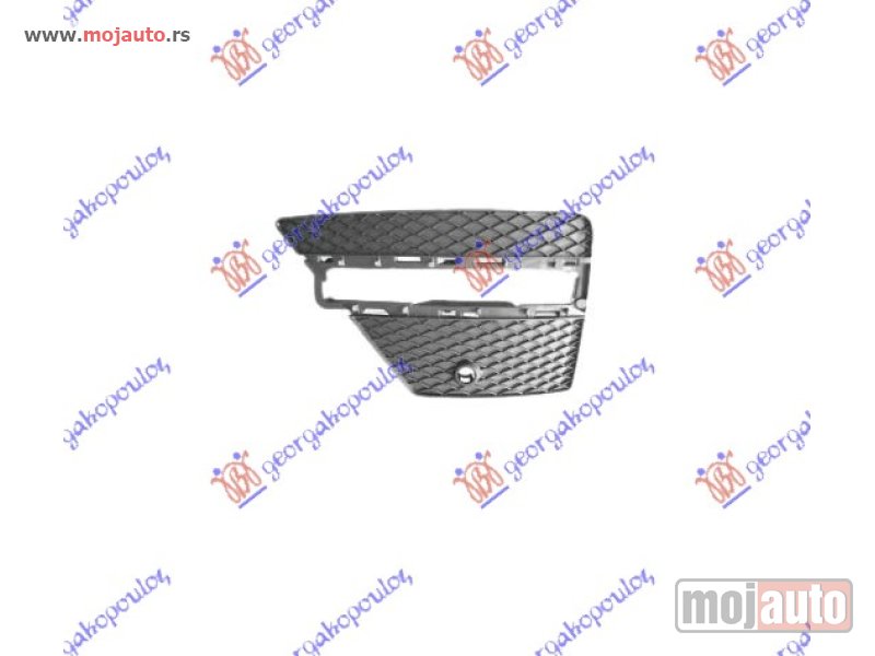Glavna slika -  RESETKA PREDNJEG BRANIKA (SA DNEVNIM SVETLOM) (AMG) Levo Mercedes ml (w166) 11- -dostupno - MojAuto