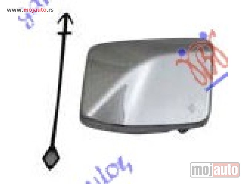 Glavna slika -  POKLOPAC KUKE PREDNJEG BRANIKA HROM Mercedes ml (w166) 11- -dostupno - MojAuto