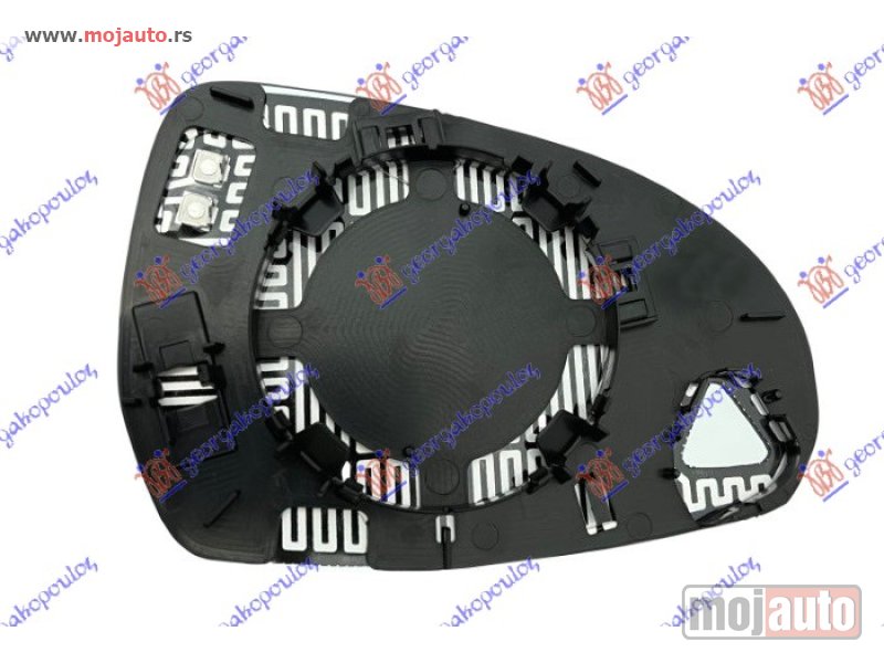 Glavna slika -  STAKLO RETROVIZORA SA GREJACEM (ASFERICNO) Levo Mercedes c class (w206) sdn/s.w. 21- -dostupno - MojAuto