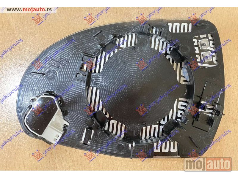 Glavna slika -  STAKLO RETROVIZORA SA GREJACEM (MRTAV UGAO) (ASFERICNO) Desno Mercedes c class (w206) sdn/s.w. 21- -dostupno - MojAuto