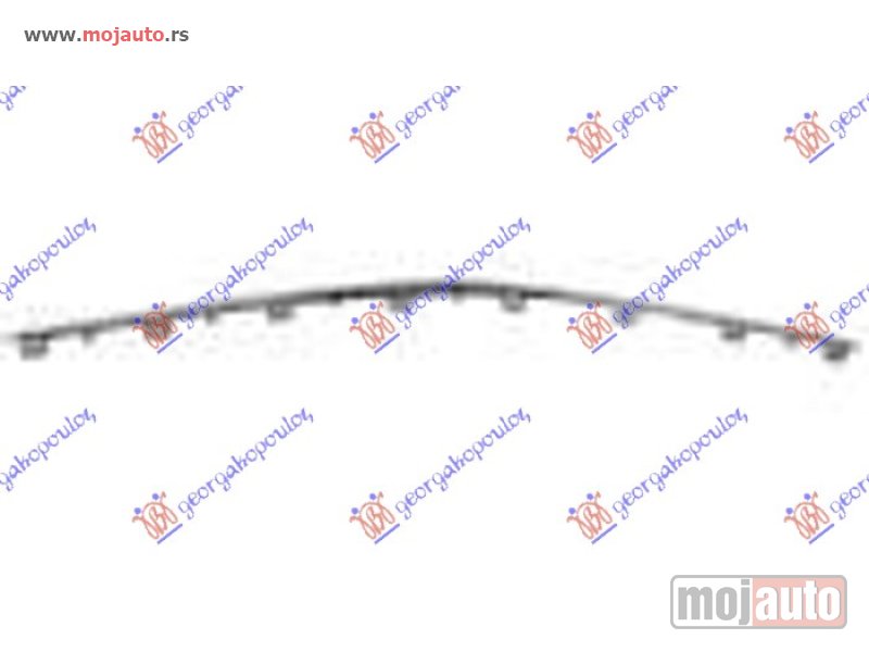 Glavna slika -  LAJSNA PREDNJEG BRANIKA DONJA HROM (STYLE) Mercedes b class (w247) 19- -nedostupno - MojAuto