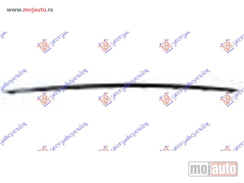 Glavna slika -  LAJSNA PREDNJEG BRANIKA DONJA CRNA (NIGHT-PACKET) Mercedes b class (w247) 19- -dostupno - MojAuto