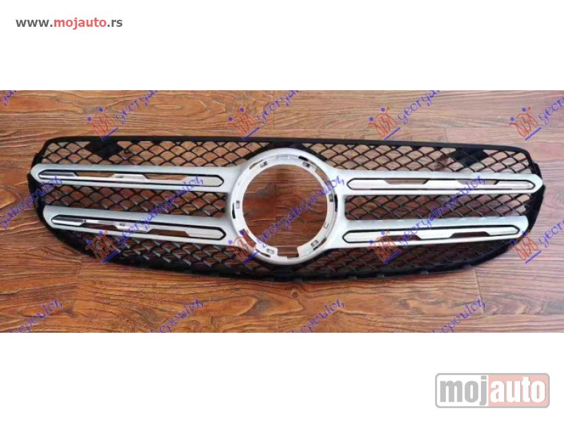 Glavna slika -  PVC MASKA KOMPLET SREBRNA (HROM LAJSNE) Mercedes glc (x253/c253) suv/coupe 20-23 -dostupno - MojAuto