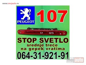 Glavna slika -  STOP SVETLO Pežo 107 Peugeot - MojAuto