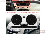 NOVI: delovi  Set nalepnica za reparaciju radija FIAT 500