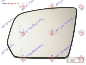 NOVI: delovi  STAKLO RETROVIZORA SA GREJACEM 2008- (ASFERICNO) Levo Mercedes gl (x164) 06-12 -dostupno