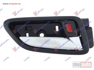 NOVI: delovi  KVAKA PREDNJIH/ZADNJIH VRATA UNUTRASNJA HROM/CRNA Desno Mazda 2 20-22 -dostupno