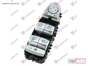 NOVI: delovi  PREKIDAC U PREDNJIM VRATIMA CRNI (4 TASTERA) (ELEKTRO-SKLOPIV RETROVIZOR) (3 PIN) Levo Mercedes eqv (447) 20- -dostupno