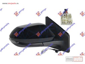 NOVI: delovi  RETROVIZOR ELEKTRICNI PM (MIGAVAC) (5 PIN) (A KVALITET) (KONVEKSNO STAKLO) Desno Mazda 2 hybrid 22- -dostupno