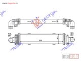 NOVI: delovi  HLADNJAK INTERKULERA 2.1-3.0 CDi (625x143x62 Mercedes glk (x204) 12-15 -dostupno