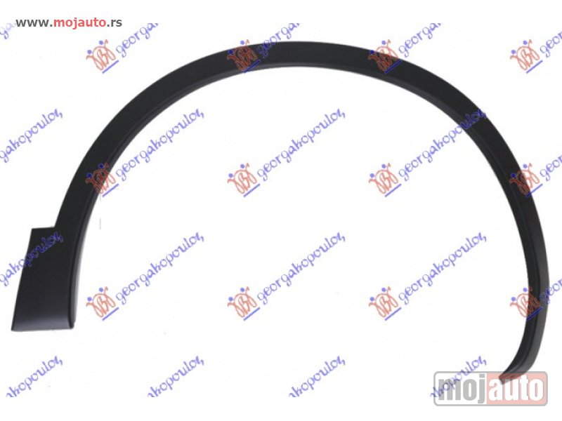 Glavna slika -  RUB PLASTICNI PREDNJEG BLATOBRANA MAT-CRNI Desno Nissan qashqai 10-13 -dostupno - MojAuto