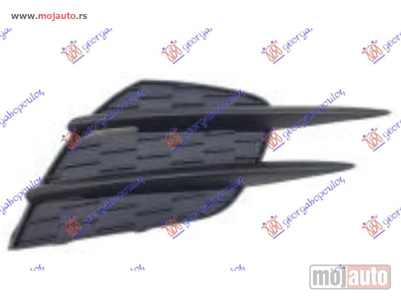 Glavna slika -  RESETKA PREDNJEG BRANIKA (AMG-LINE) Desno Mercedes a class (v177) sedan 18- -dostupno - MojAuto