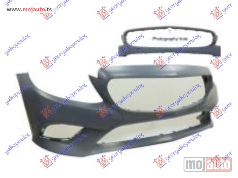 Glavna slika -  PREDNJI BRANIK PM (KAMERA) Mercedes c class (c205/a205) coupe/cabrio 18-21 -dostupno - MojAuto