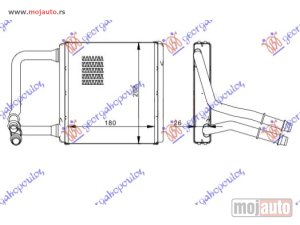 NOVI: delovi  GREJAC KABINE (180x214) Mercedes cls (w219) coupe 04-08 -dostupno