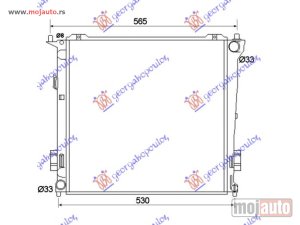 Glavna slika -  HLADNJAK MOTORA 1.6 CRDi DIZEL (MAN) (450x440x16) Kia ceed 3d 10-13 -nedostupno - MojAuto