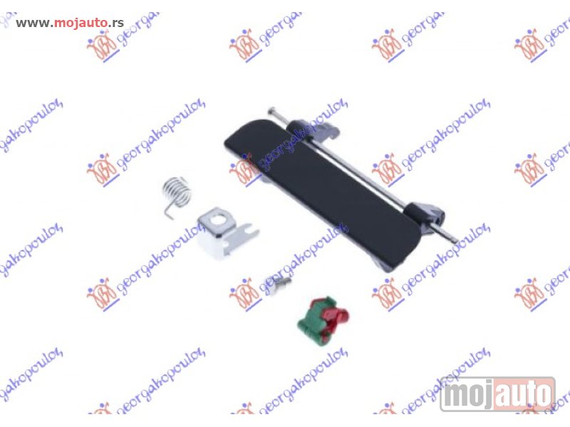 Glavna slika -  KVAKA GEPEK VRATA CRNA Mitsubishi p/u l200 10-15 -dostupno - MojAuto