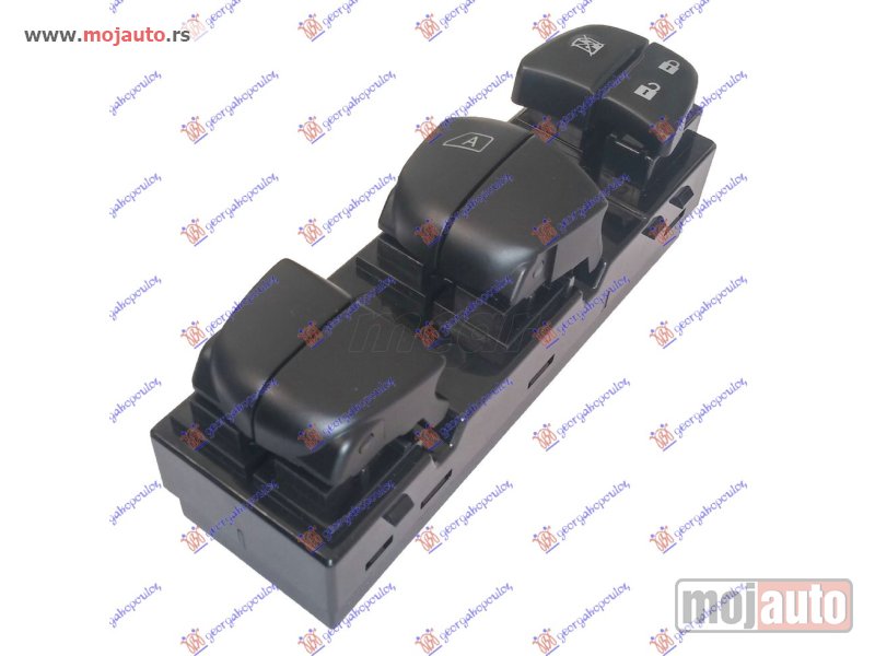 Glavna slika -  PREKIDAC U PREDNJIM VRATIMA (4 TASTERA) (19 PIN) Levo Nissan qashqai 13-17 -dostupno - MojAuto
