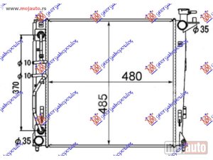 NOVI: delovi  HLADNJAK MOTORA 2.0 CRDi DIZEL (AUTOMATSKI) (485x470) (CESKA) Kia sportage 10-14 -nedostupno