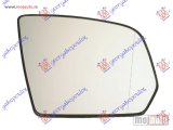 NOVI: delovi  STAKLO RETROVIZORA SA GREJACEM 2008- (ASFERICNO) Desno Mercedes gl (x164) 06-12 -dostupno